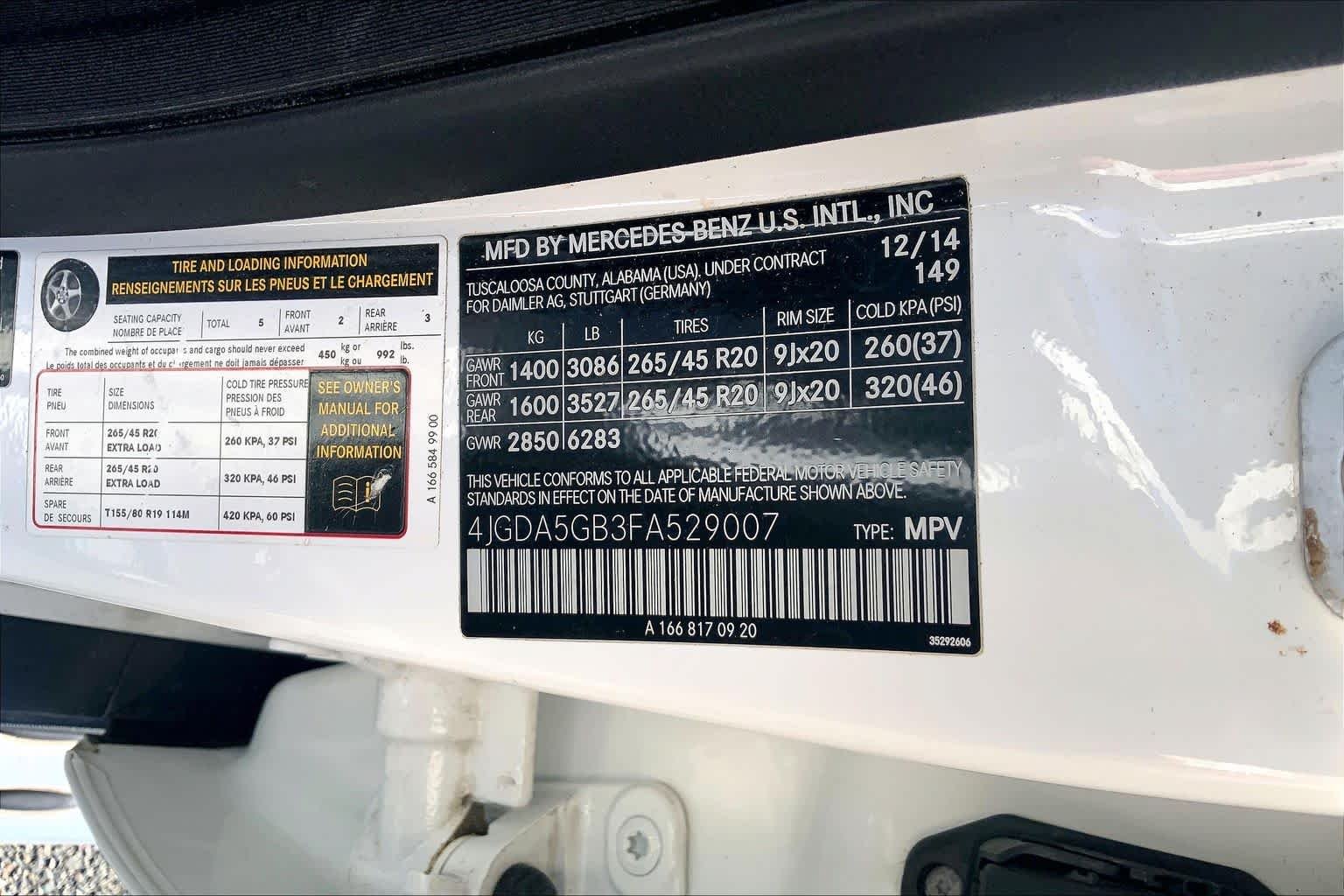 Used 2015 Polar White Mercedes-Benz ML 400 image 37