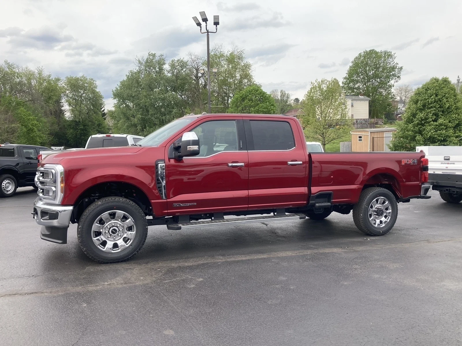 New 2026 Ruby Red Metallic Tinted Clearcoat Ford F-350® Lariat® image 4