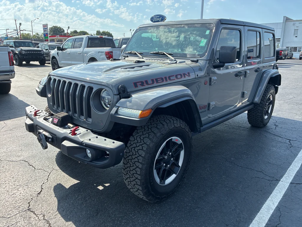 Used 2021 Sting Gray Clearcoat Jeep Unlimited Rubicon image 1