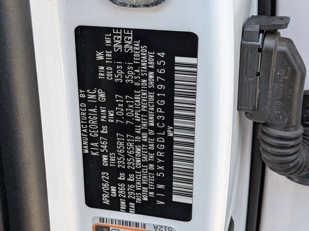 Certified Used 2023 White Kia LX image 30