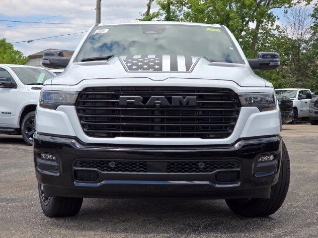 New 2026 Bright White Clearcoat Ram Laramie image 3
