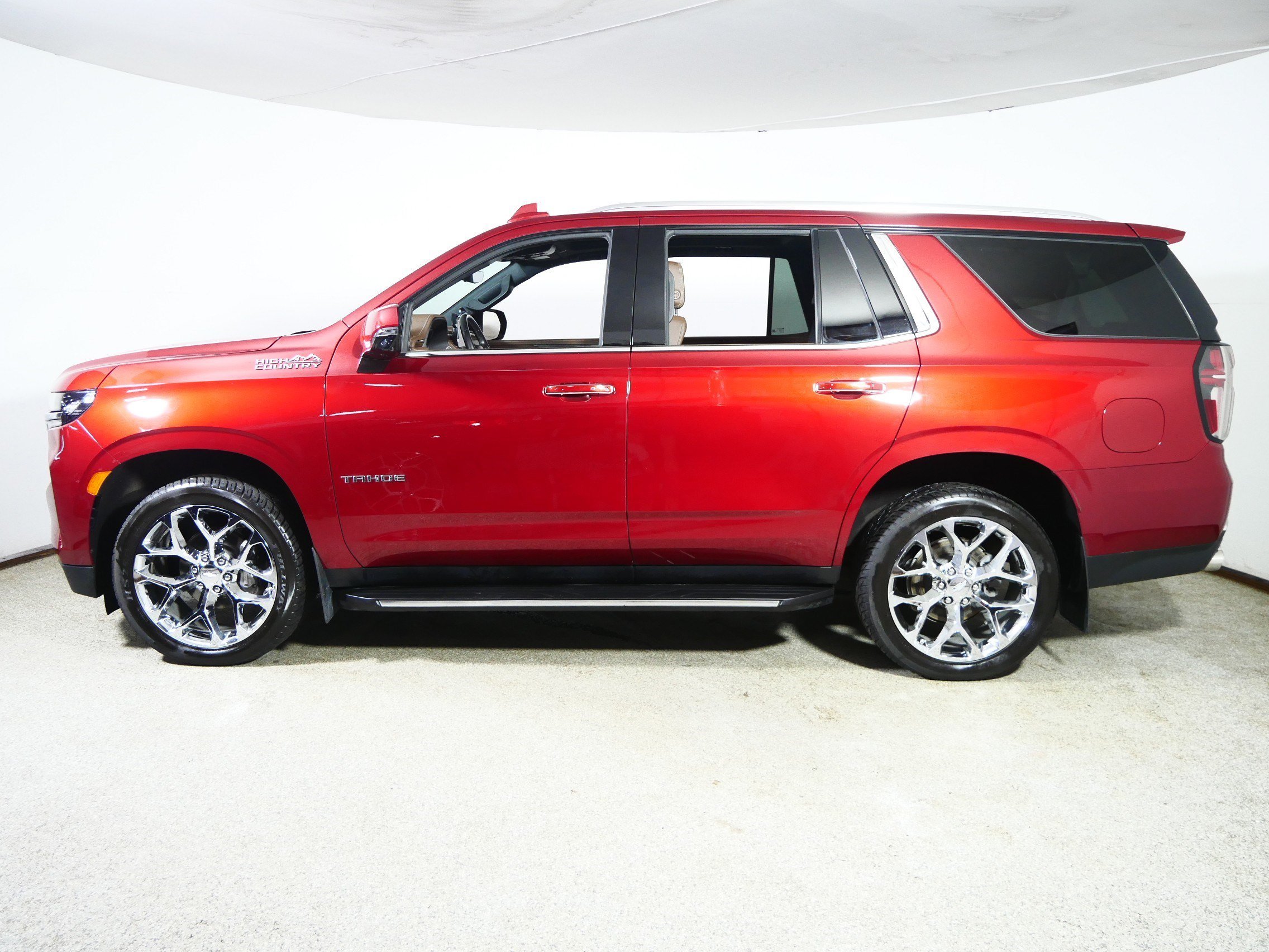 Used 2022 Cherry Red Tintcoat Chevrolet High Country image 4