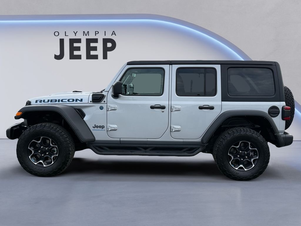 Used 2023 Jeep Wrangler 4xe Rubicon 4XE with VIN 1C4JJXR66PW513102 for sale in Olympia, WA