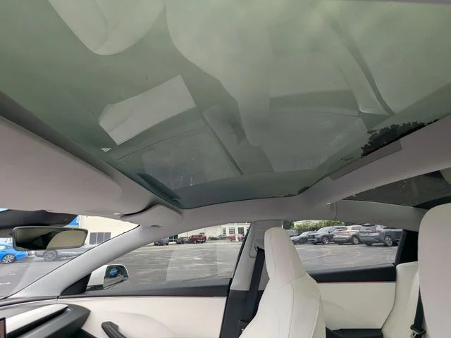Used 2025 Pearl White Multi-Coat Tesla Long Range image 27