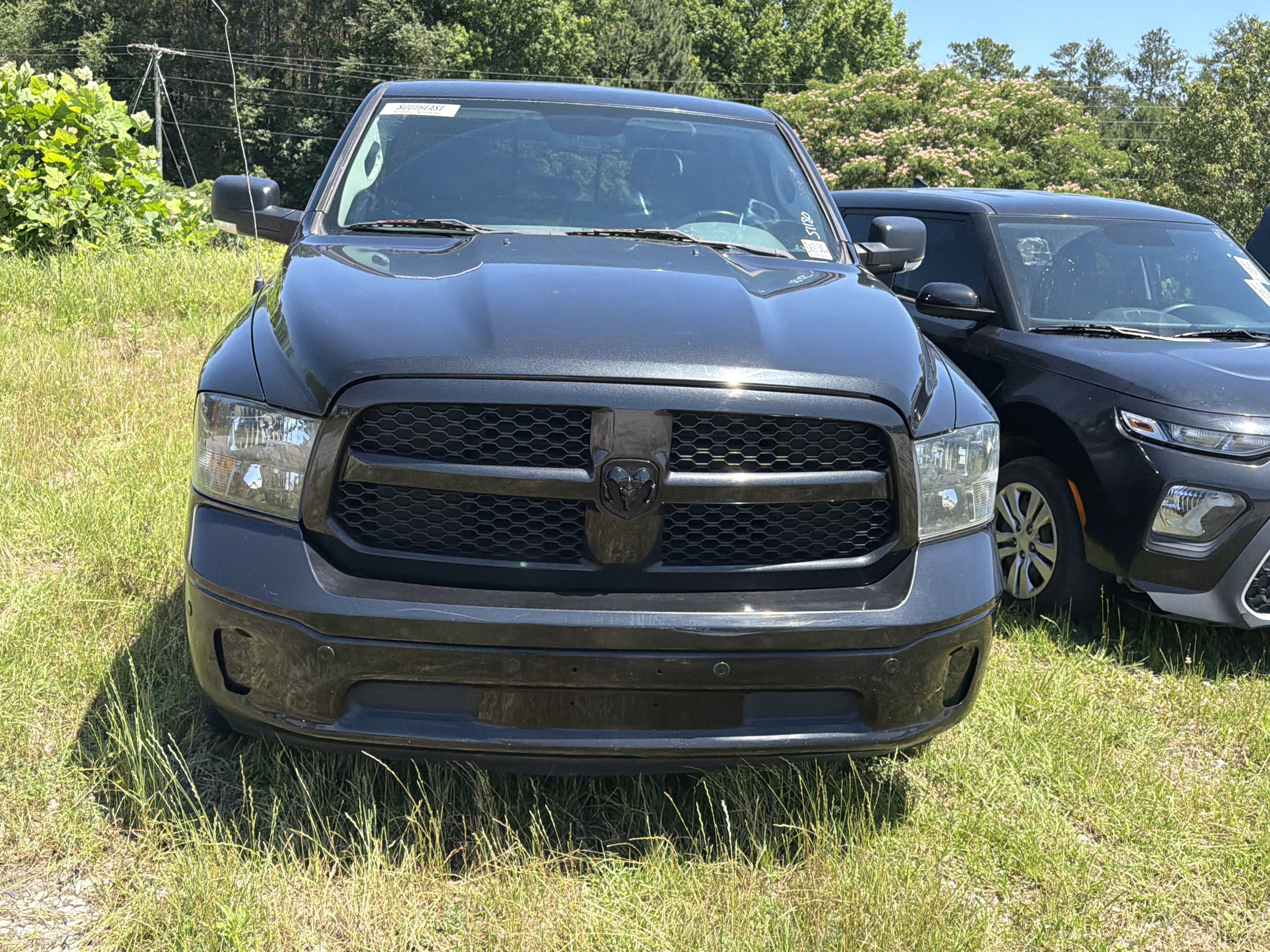 Used 2018 Brilliant Black Crystal Pearlcoat Ram Big Horn image 2