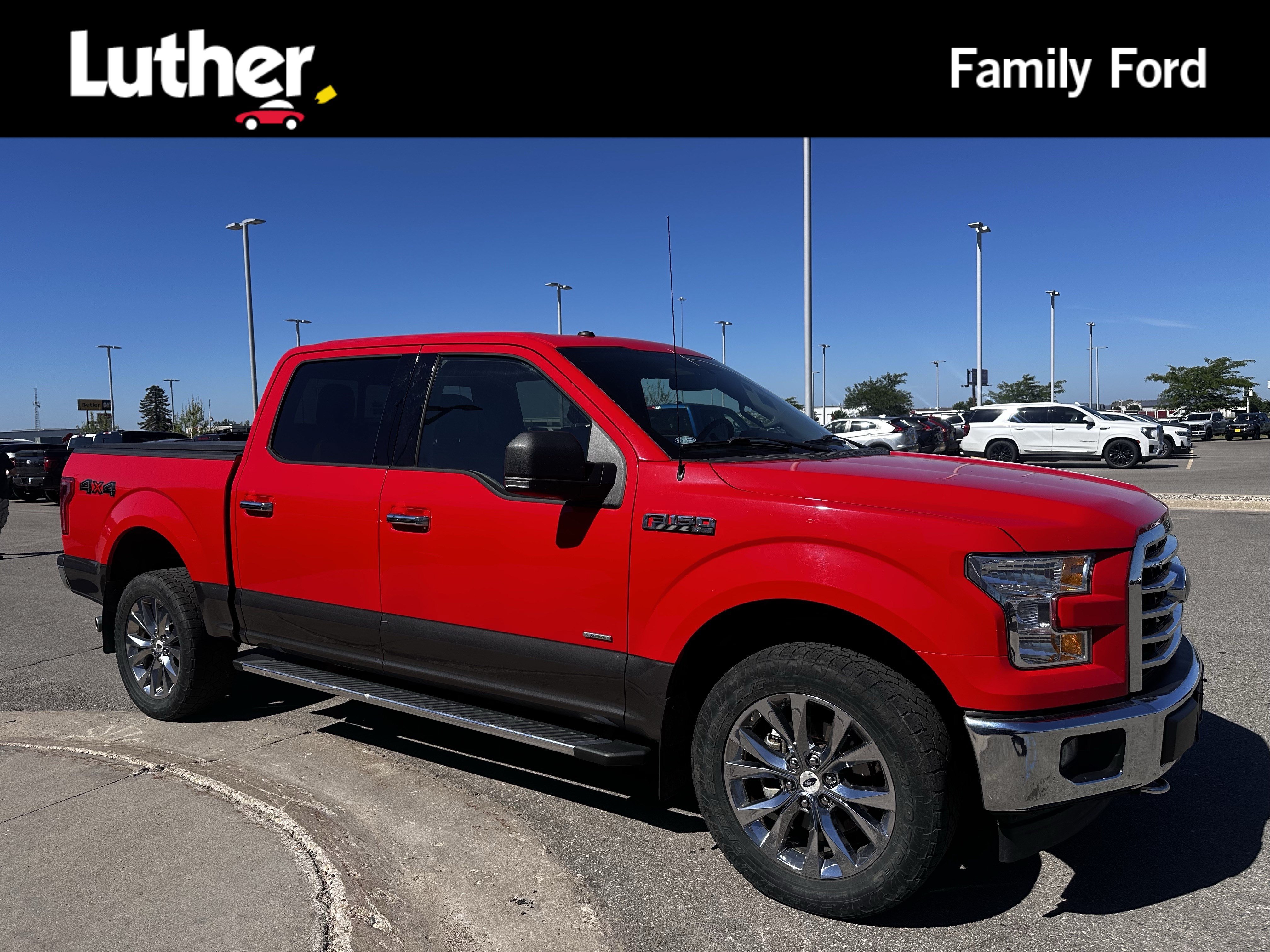 Used 2017 Race Red Ford XLT image 1