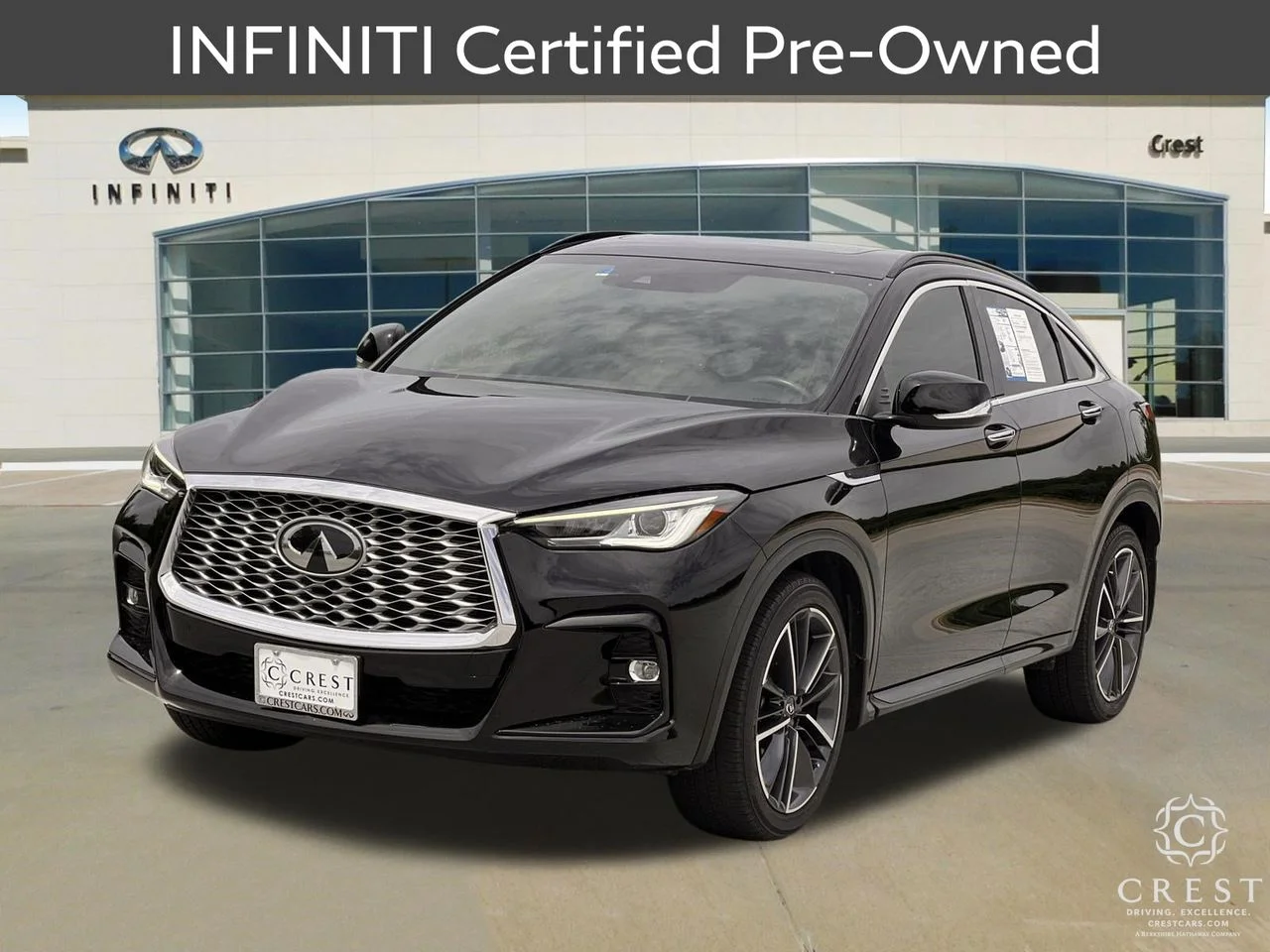 Certified Used 2023 Black Obsidian INFINITI LUXE image 8