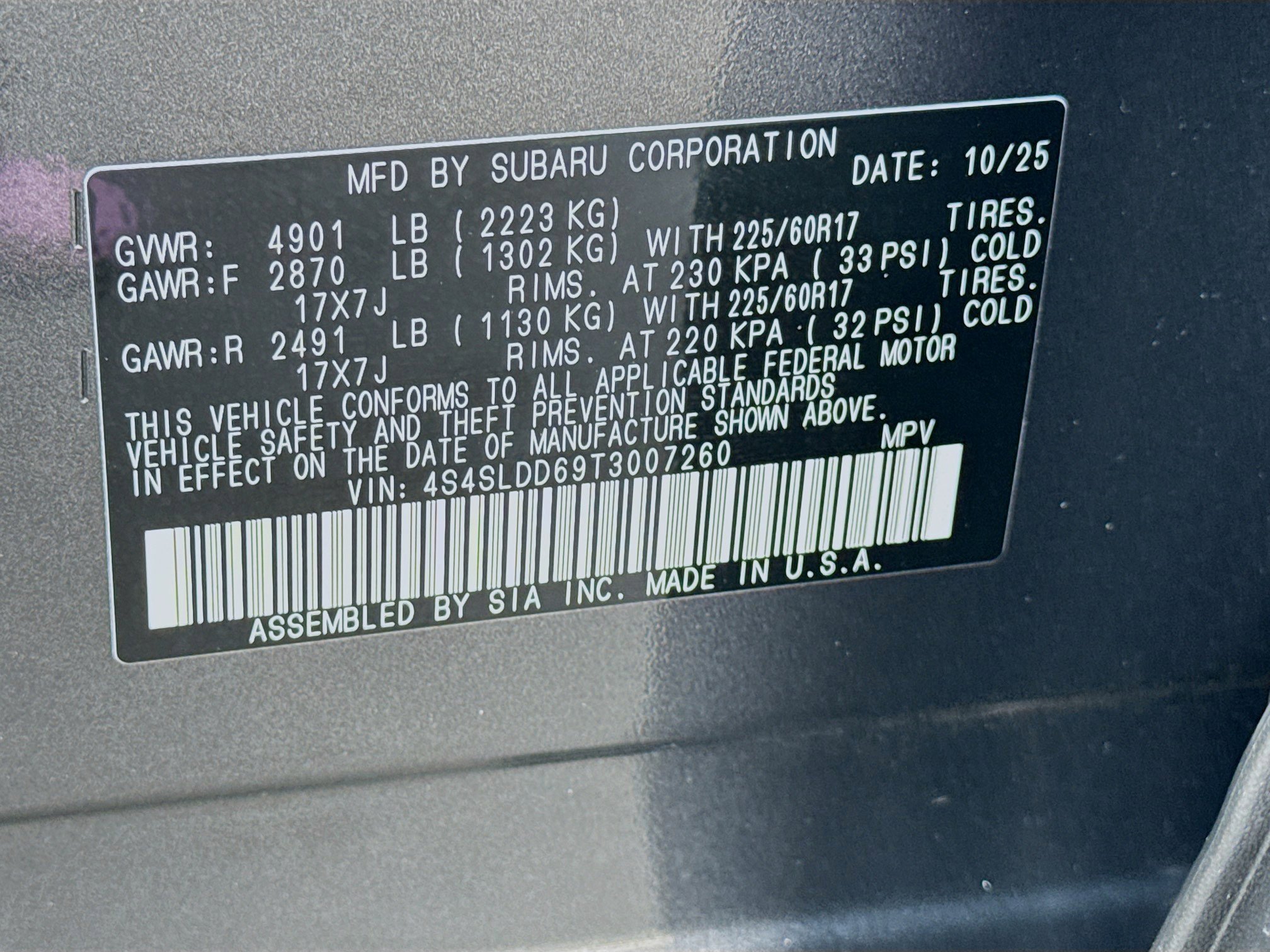 Certified Used 2026 Magnetite Gray Metallic Subaru Premium image 42