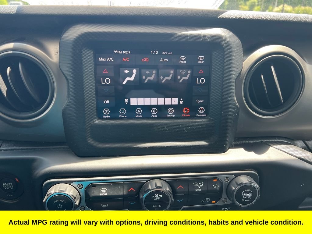 Used 2019 Ocean Blue Metallic Jeep Unlimited Sport S image 9