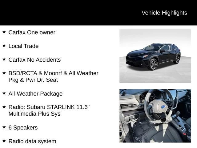 Used 2024 Black Subaru Premium image 7