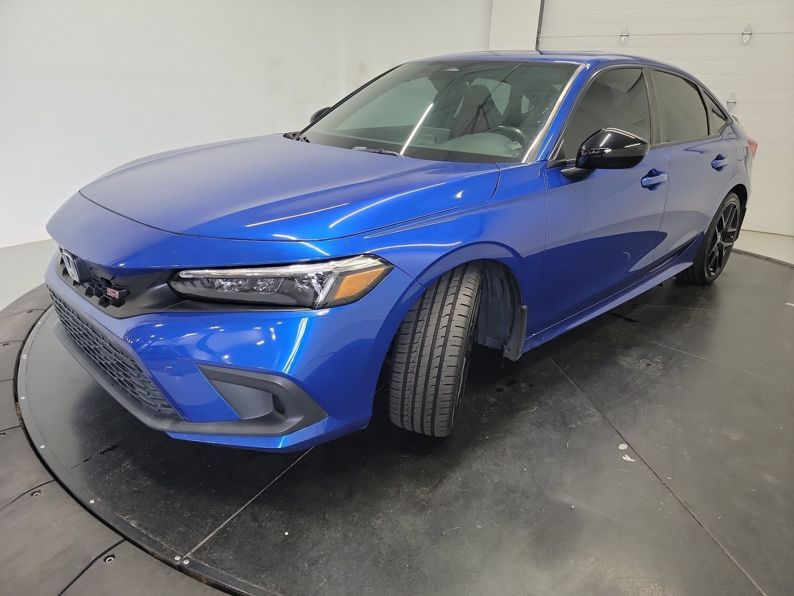 Certified Used 2022 Aegean Blue Metallic Honda SI image 3