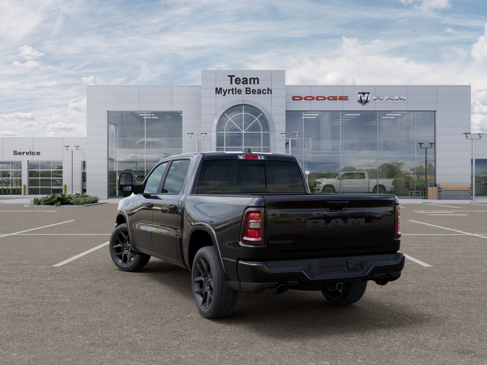New 2026 Diamond Black Crystal Pearl-Coat Exterior Paint RAM Laramie image 30