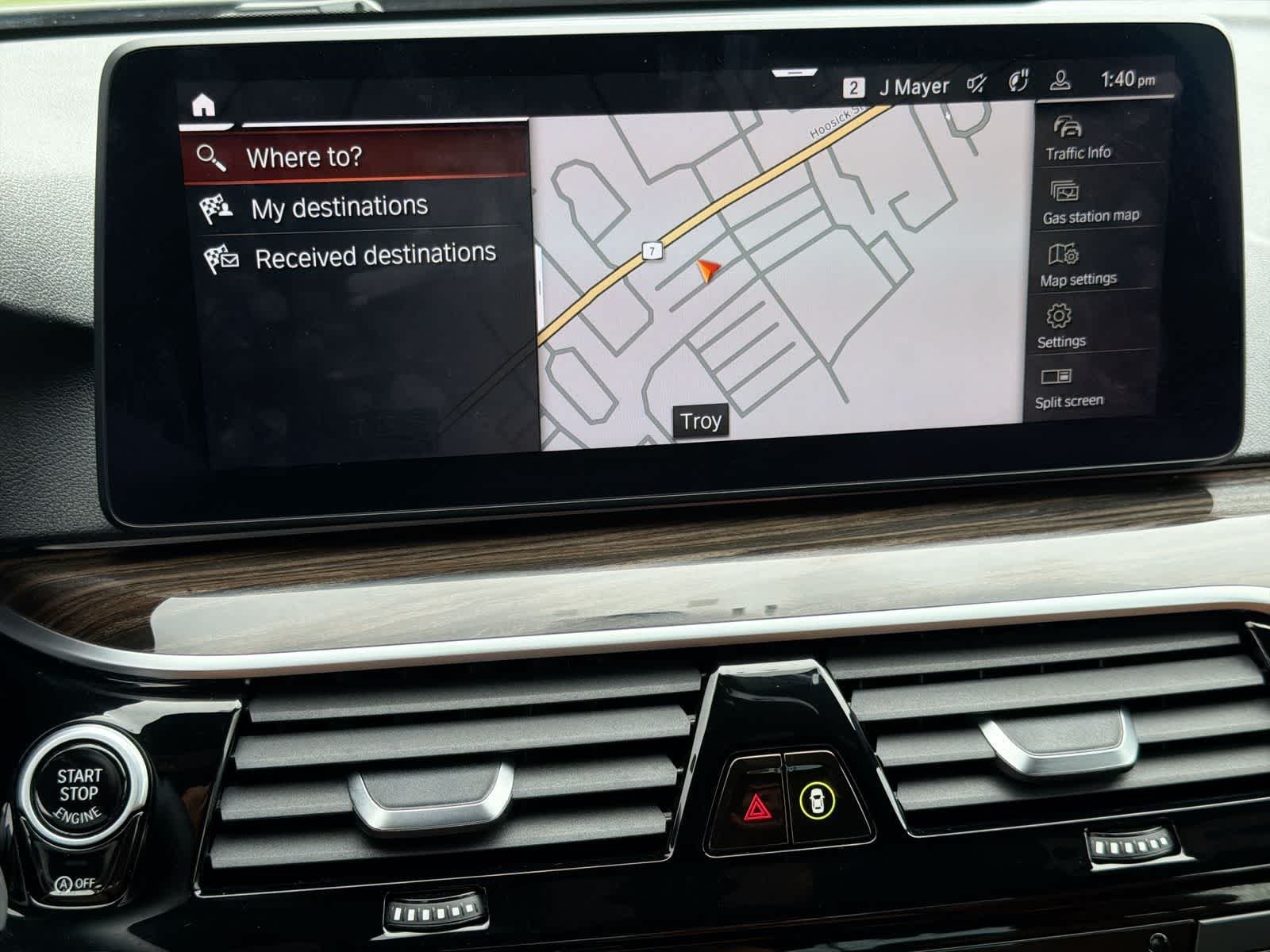 Used 2021 Bernina Grey Amber Effect Metallic BMW 530i xDrive image 30