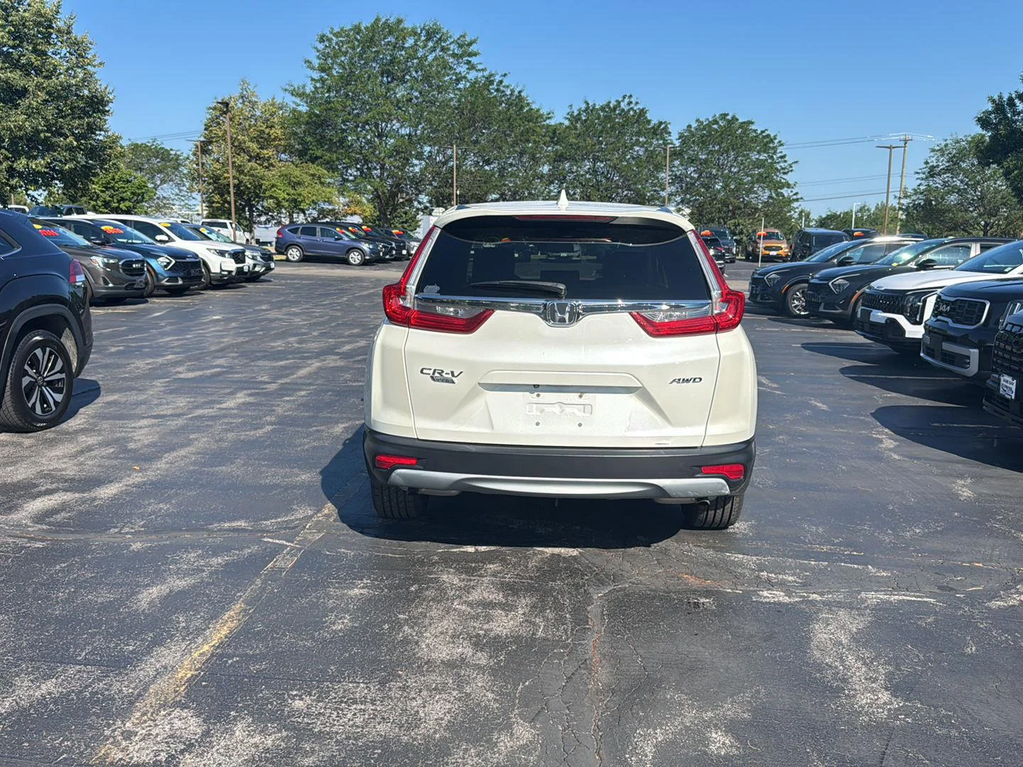 Used 2017 White Diamond Pearl Honda EX-L image 7