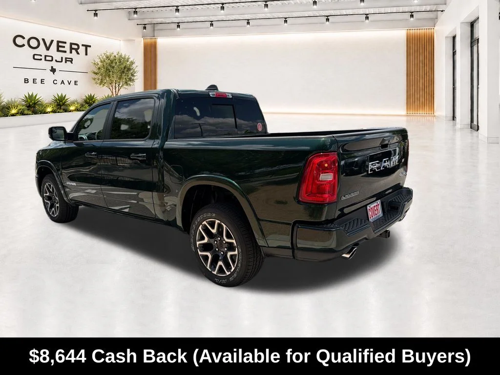 New 2026 Serrano-Green Metallic Exterior Paint RAM Laramie image 8