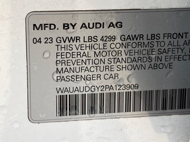 Used 2023 White Audi 40 Premium FrontTrak image 34