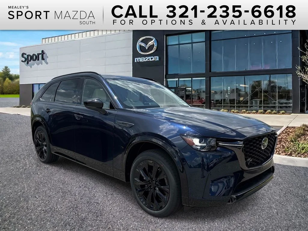 New 2026 Deep Crystal Blue Mica Mazda 3.3 Turbo S Premium Sport AWD image 1