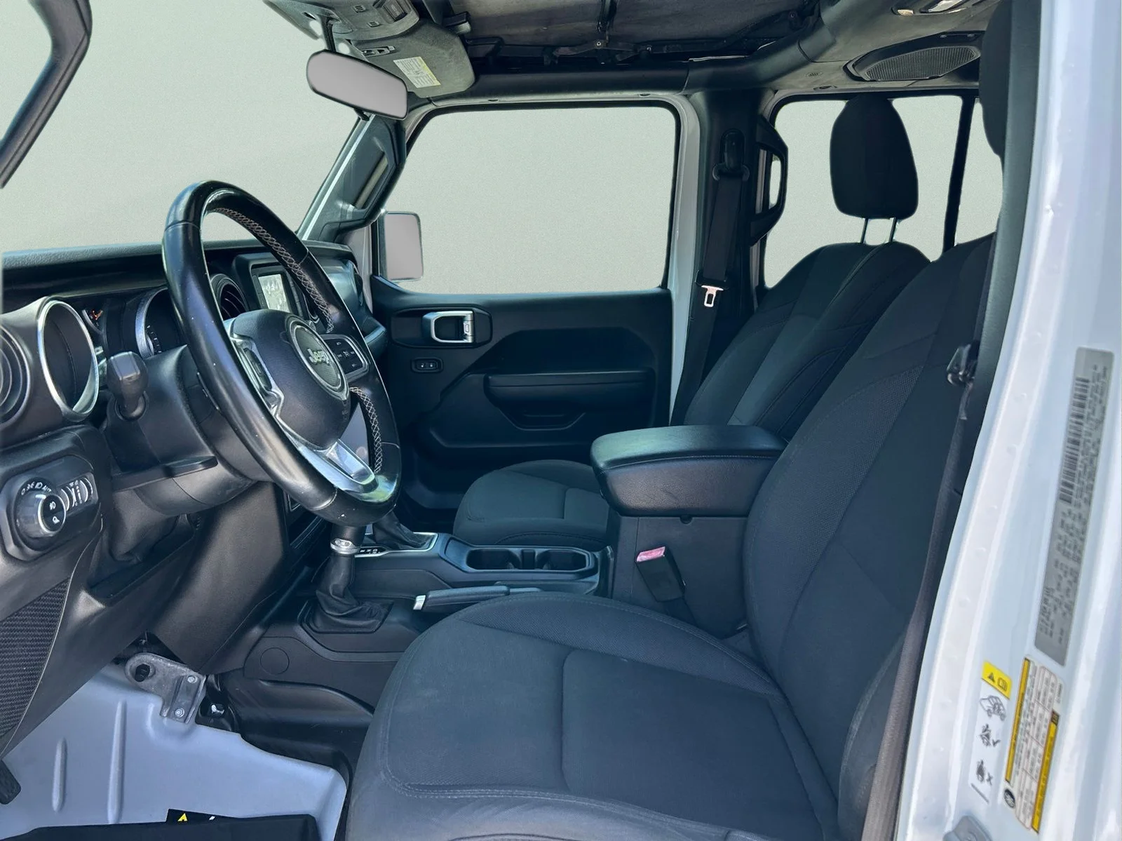 Used 2020 Bright White Clearcoat Jeep Sport image 9