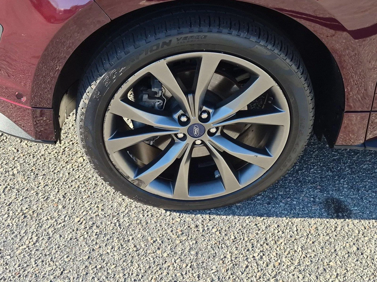 Used 2018 Burgundy Velvet Metallic Tinted Clearcoat Ford Sport image 10