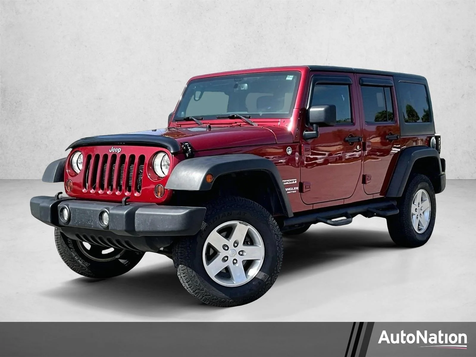 Used 2013 Deep Cherry Red Crystal Pearl Jeep Sport image 1