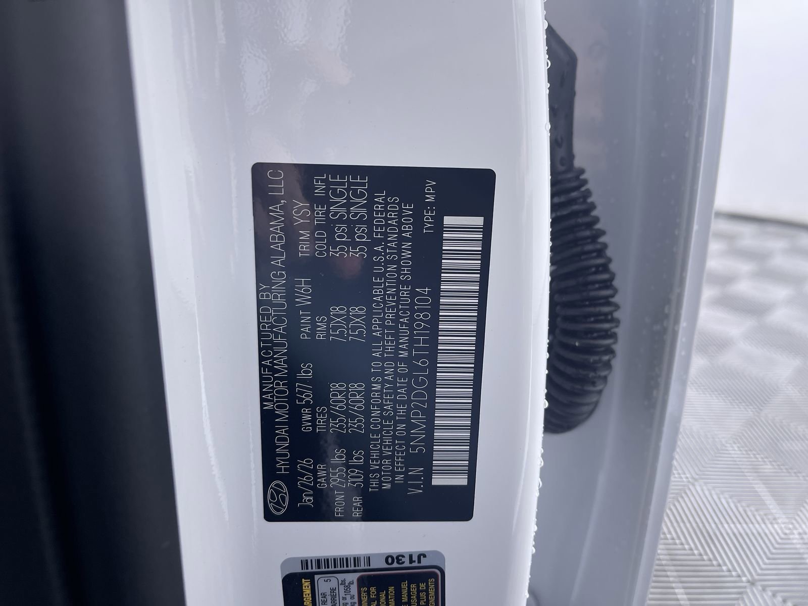 Certified Used 2026 Serenity White Hyundai SEL image 28