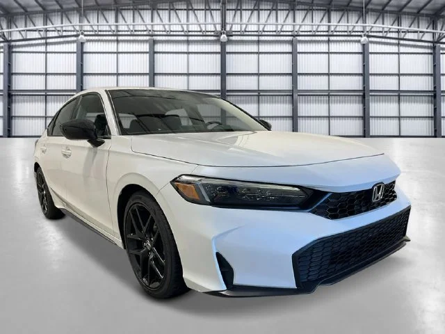 New 2026 Platinum White Pearl Honda FWD Sport image 9