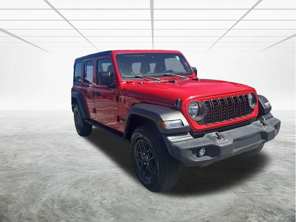 Used 2024 Red Jeep Sport S image 2