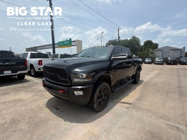 Used 2018 Brilliant Black Crystal Pearlcoat Ram Laramie image 1