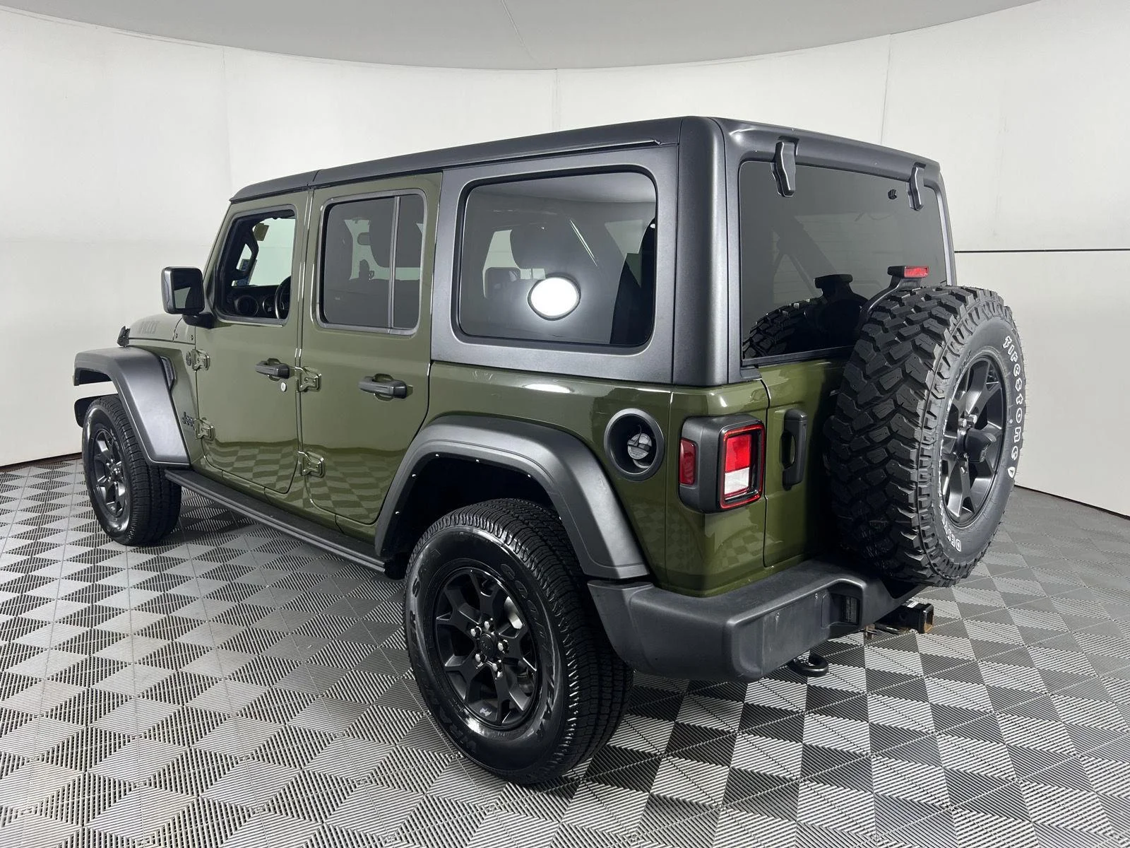 Used 2022 Sarge Green Clearcoat Jeep Unlimited Willys image 10