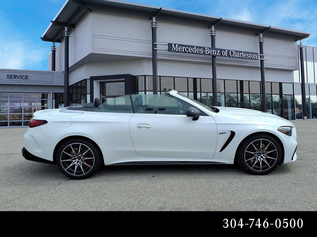 New 2026 MANUFAKTUR Moonlight White Metallic Mercedes-Benz AMG® CLE 53 4MATIC+ Cabriolet image 2