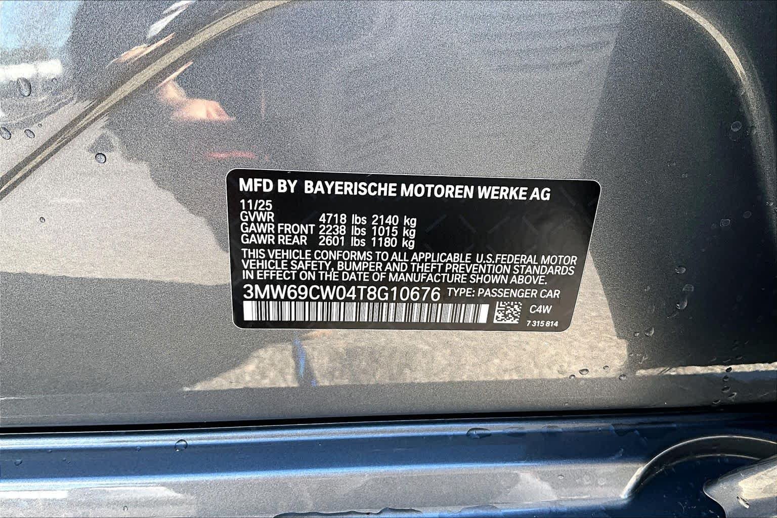 New 2026 Skyscraper Grey Metallic BMW 330i NA image 18