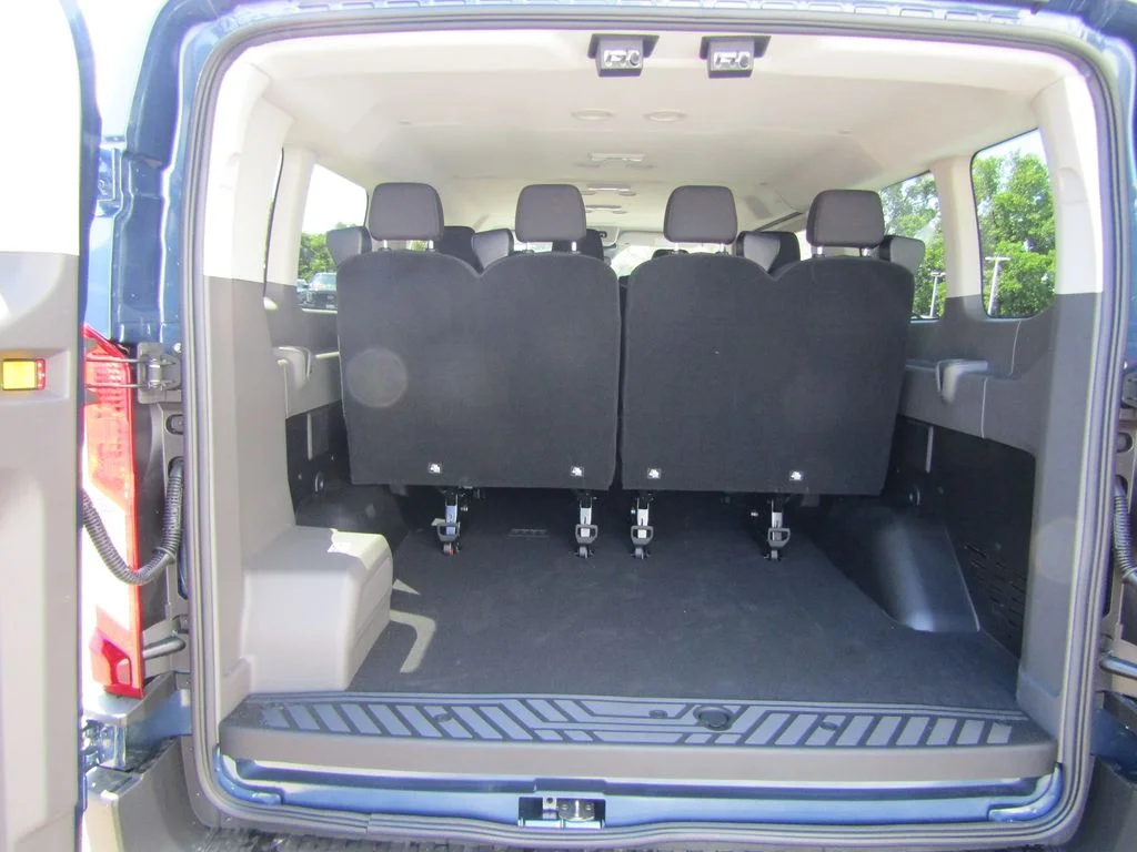 New 2026 Blue Metallic Ford Passenger Van XL image 8