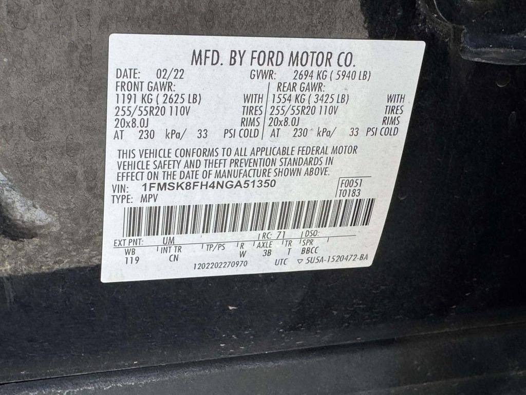 Used 2022 Black Ford Limited image 27