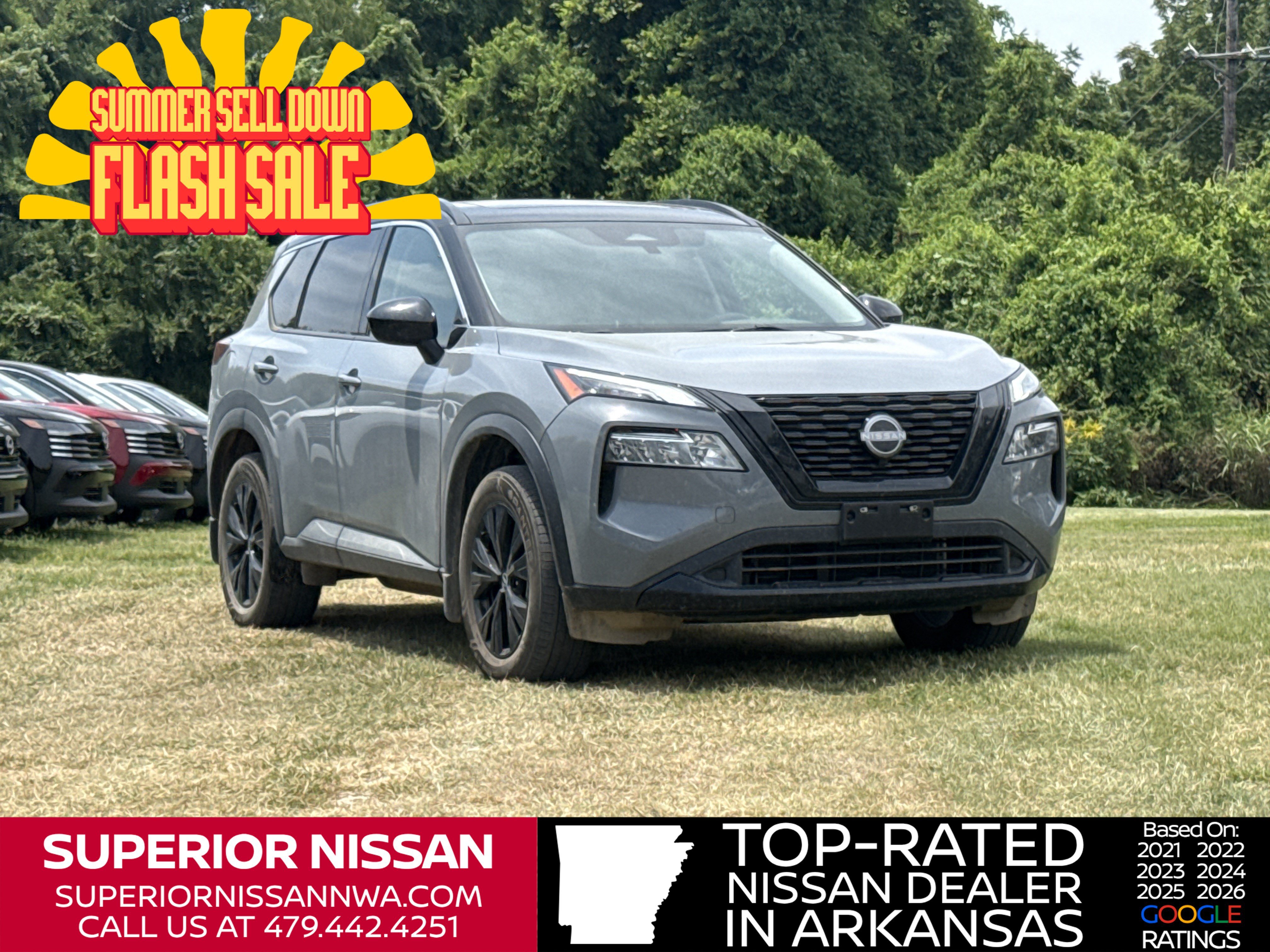 Certified Used 2023 Boulder Gray Pearl/Super Black Nissan SV image 1
