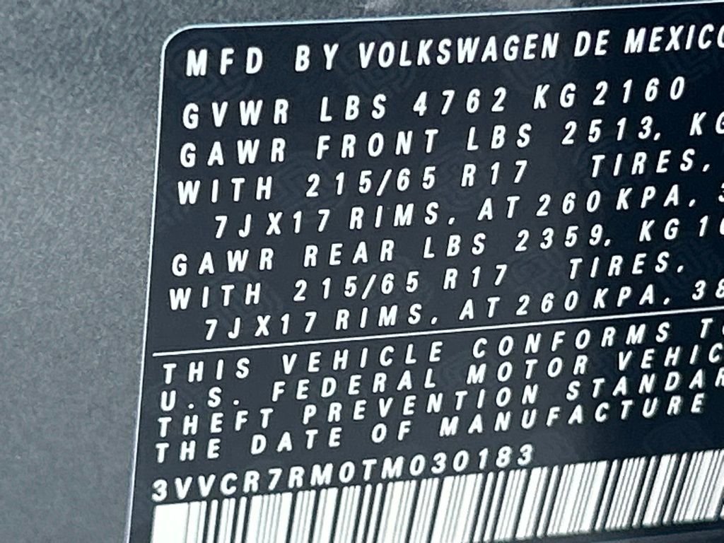 New 2026 Gray Volkswagen S image 60