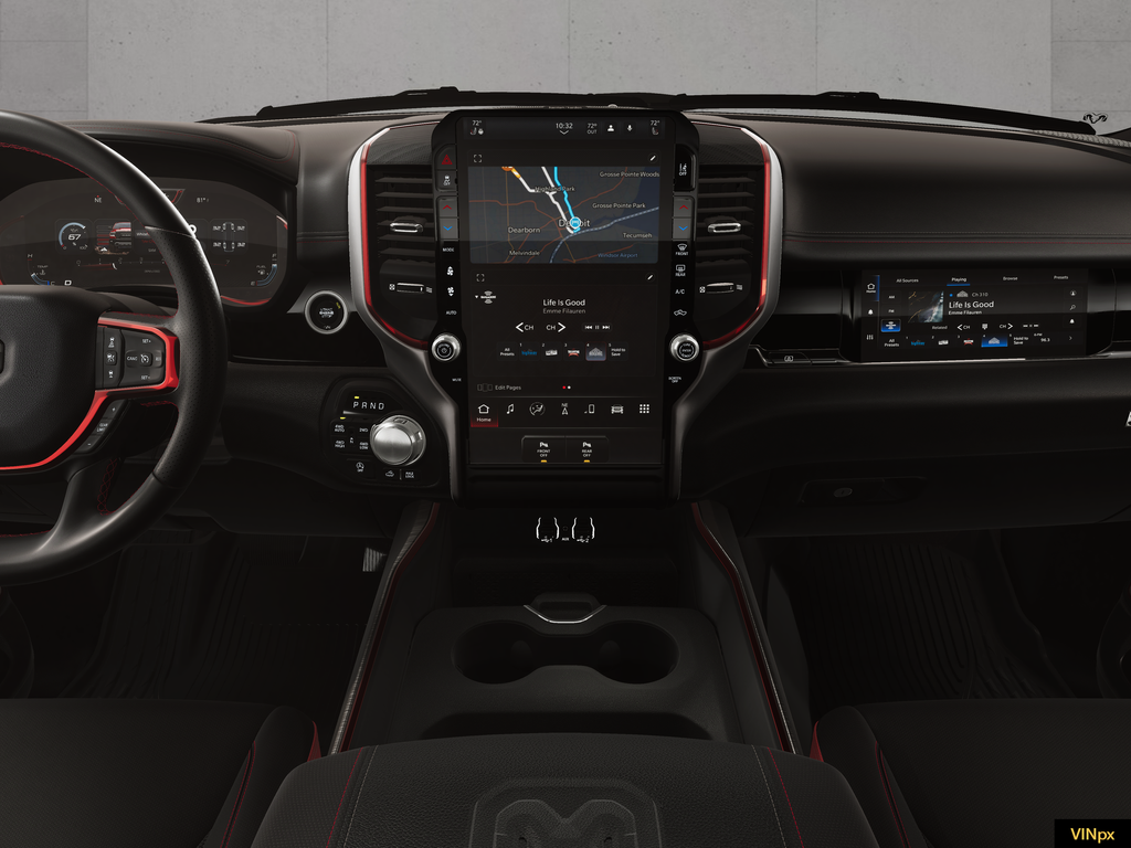 New 2026 Diamond Black Crystal Pearl-Coat Exterior Paint RAM Rebel image 16