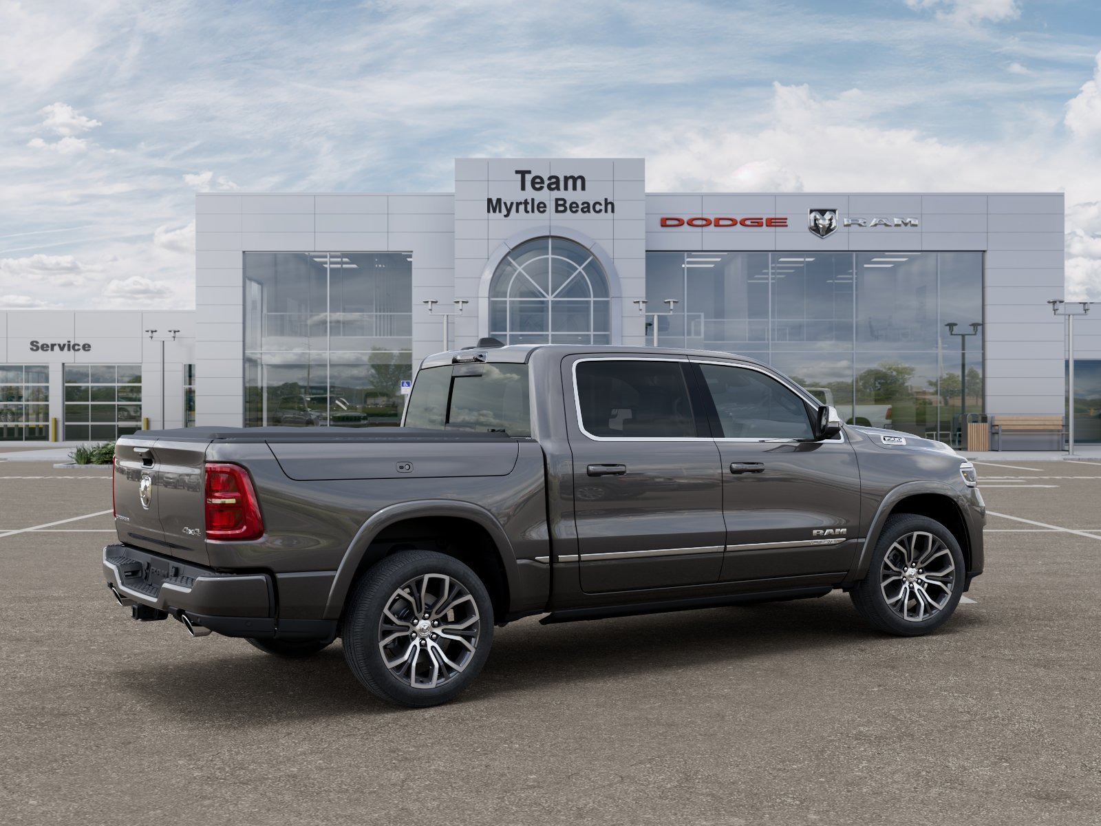 New 2026 Granite Crystal Metallic Clear-Coat Exterior Paint RAM Tungsten image 31