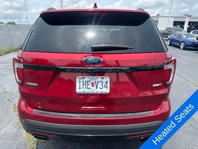 Used 2017 Ruby Red Metallic Tinted Clearcoat Ford Sport image 8