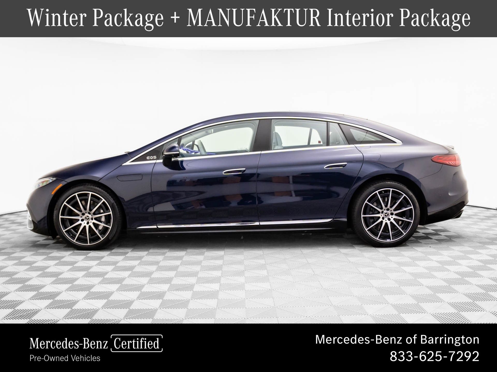 Certified 2023 Mercedes-Benz EQS Base with VIN W1KCG4EB4PA029103 for sale in Barrington, IL
