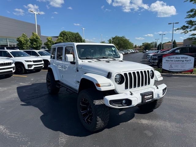 Certified Used 2021 Bright White Clearcoat Jeep Unlimited Sahara High Altitude image 6