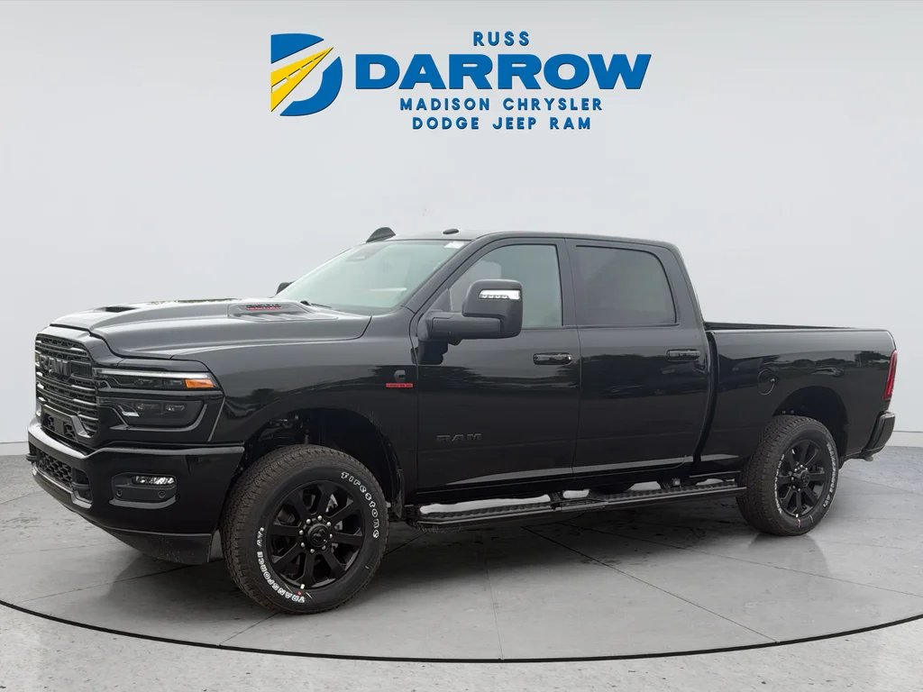 New 2027 Diamond Black Crystal Pearl-Coat Exterior Paint RAM Laramie image 1