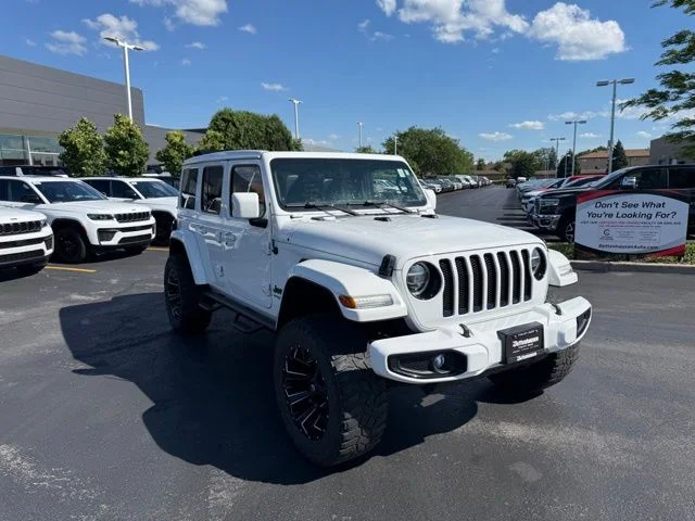 Certified Used 2021 Bright White Clearcoat Jeep Unlimited Sahara High Altitude image 6