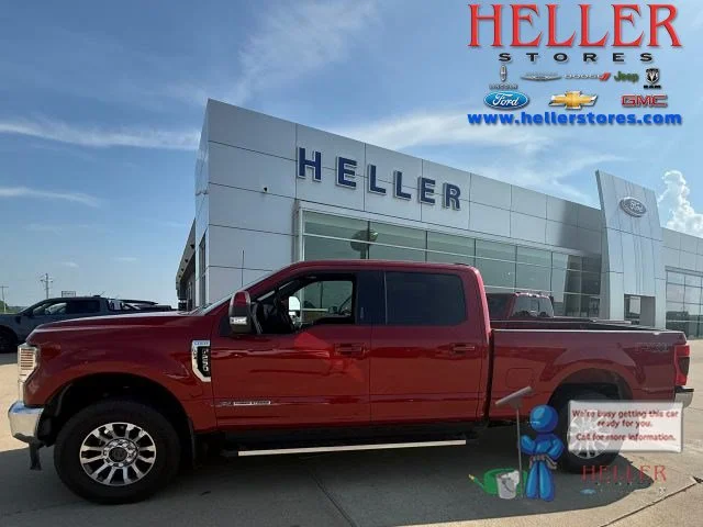 Used 2022 Rapid Red Metallic Tinted Clearcoat Ford LARIAT image 1