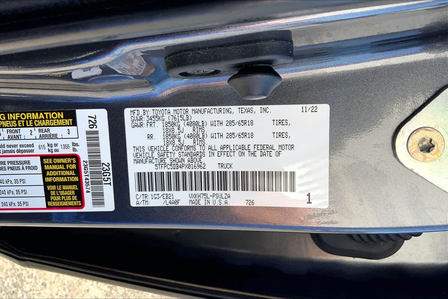 Used 2023 Magnetic Gray Metallic Toyota TRD Pro Hybrid image 36