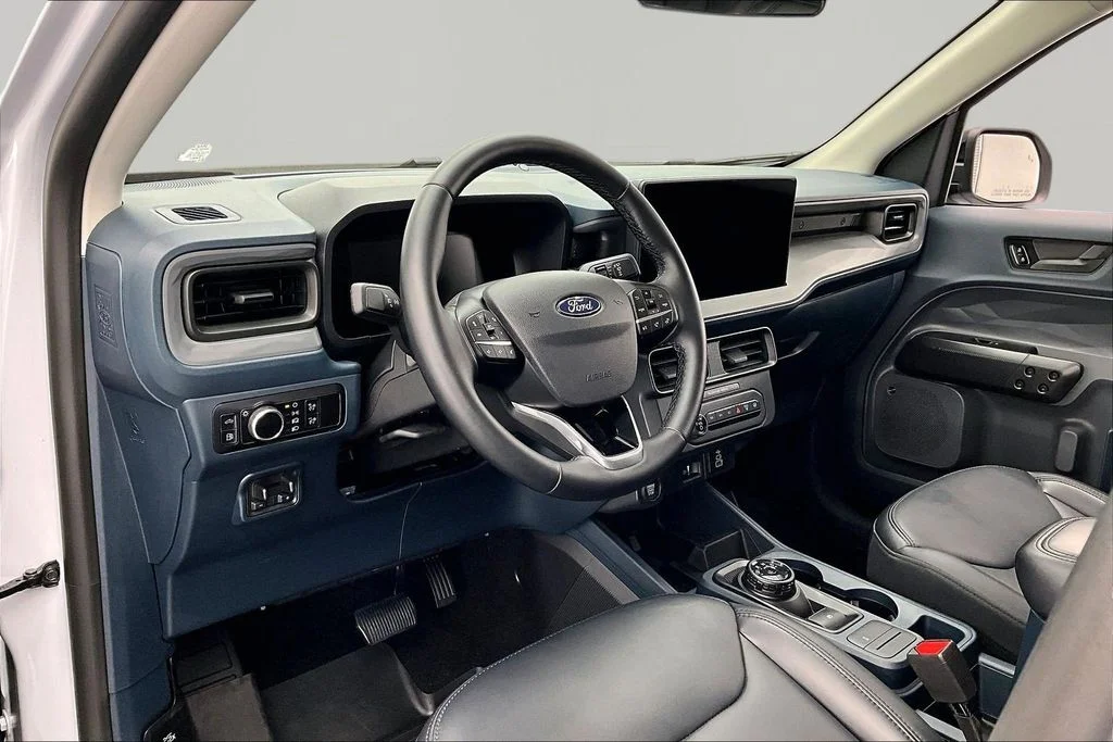 Certified Used 2025 White Metallic Ford Lariat image 14