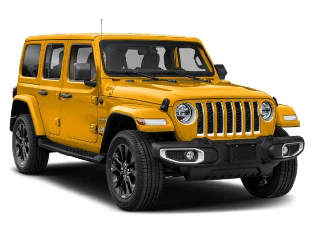 Used 2021 Gray Jeep Unlimited Sahara 4xe image 9