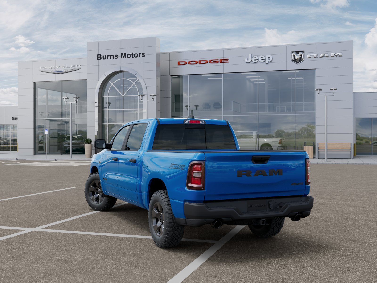 New 2026 Hydro Blue Pearl-Coat Exterior Paint RAM Warlock image 3