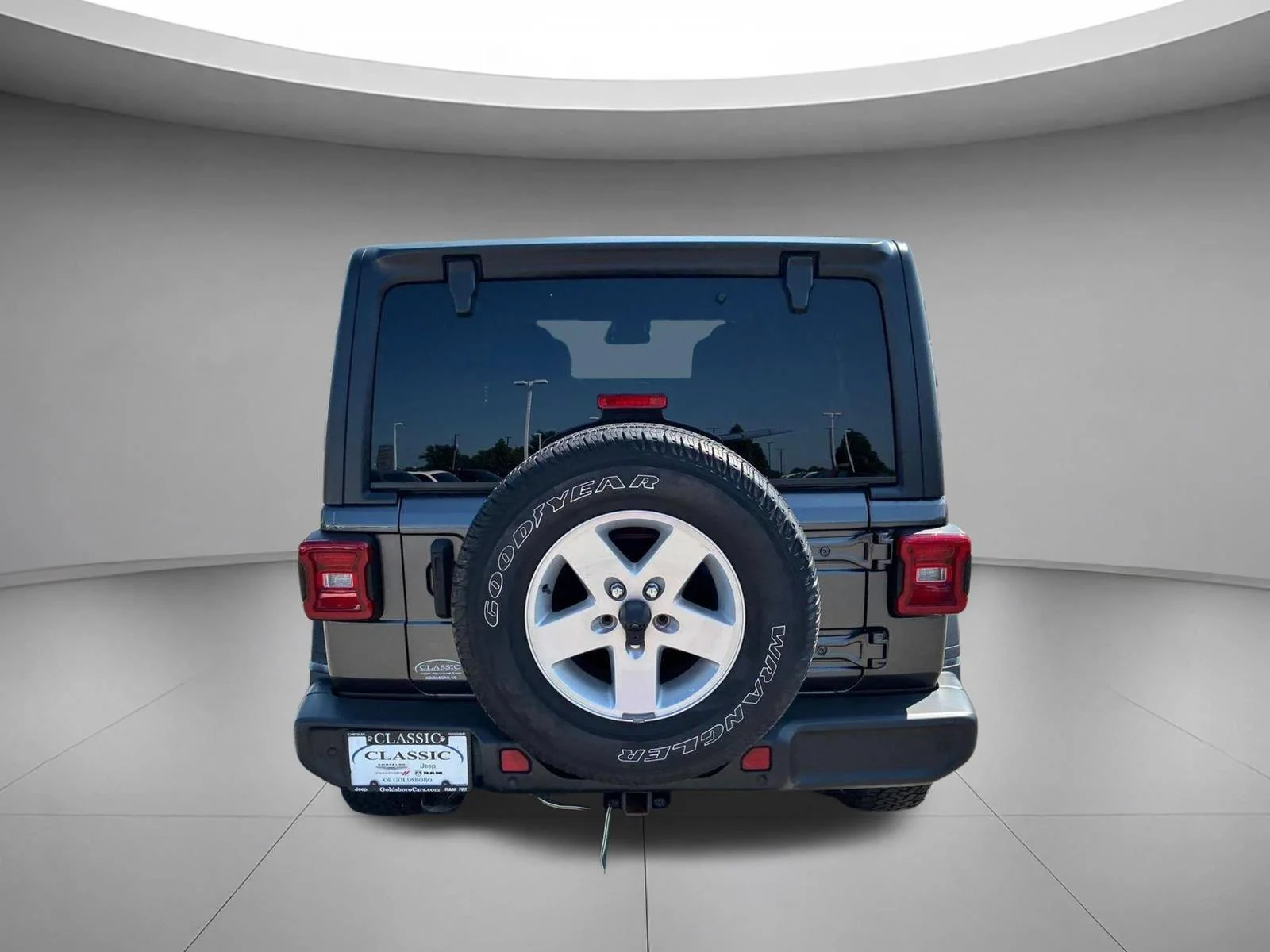 Used 2021 Granite Crystal Metallic Clearcoat Jeep Unlimited Sport S image 6