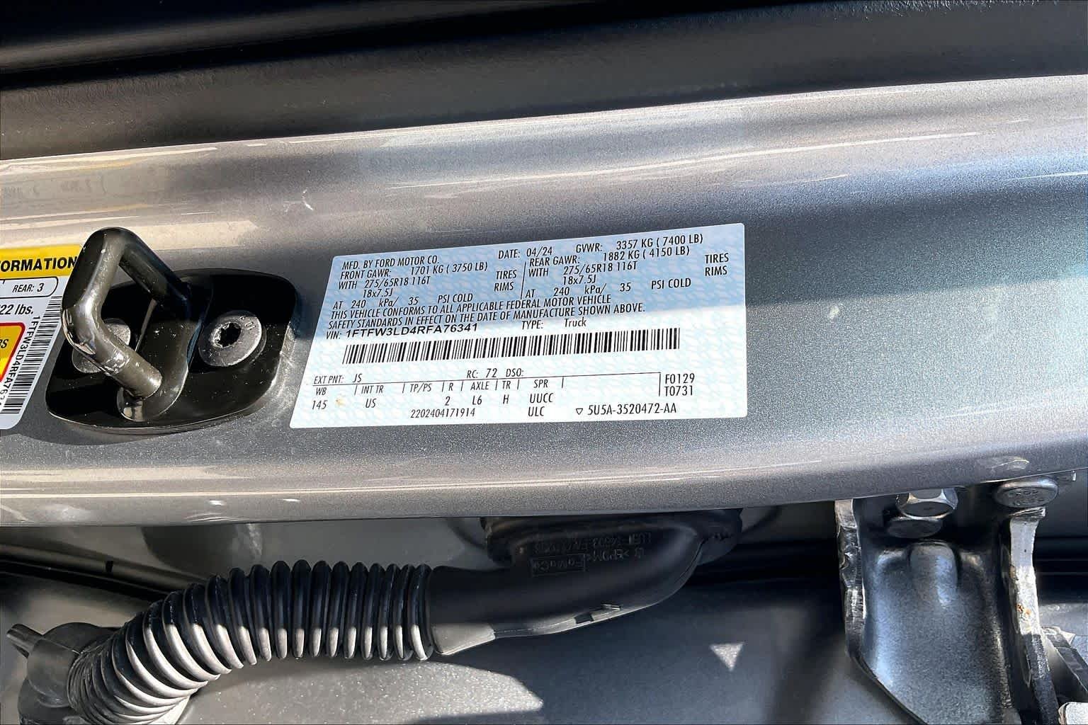 Used 2024 Iconic Silver Ford XLT image 33