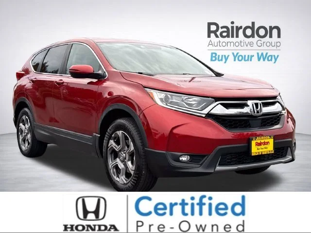 Certified Used 2018 Molten Lava Pearl Honda EX image 1